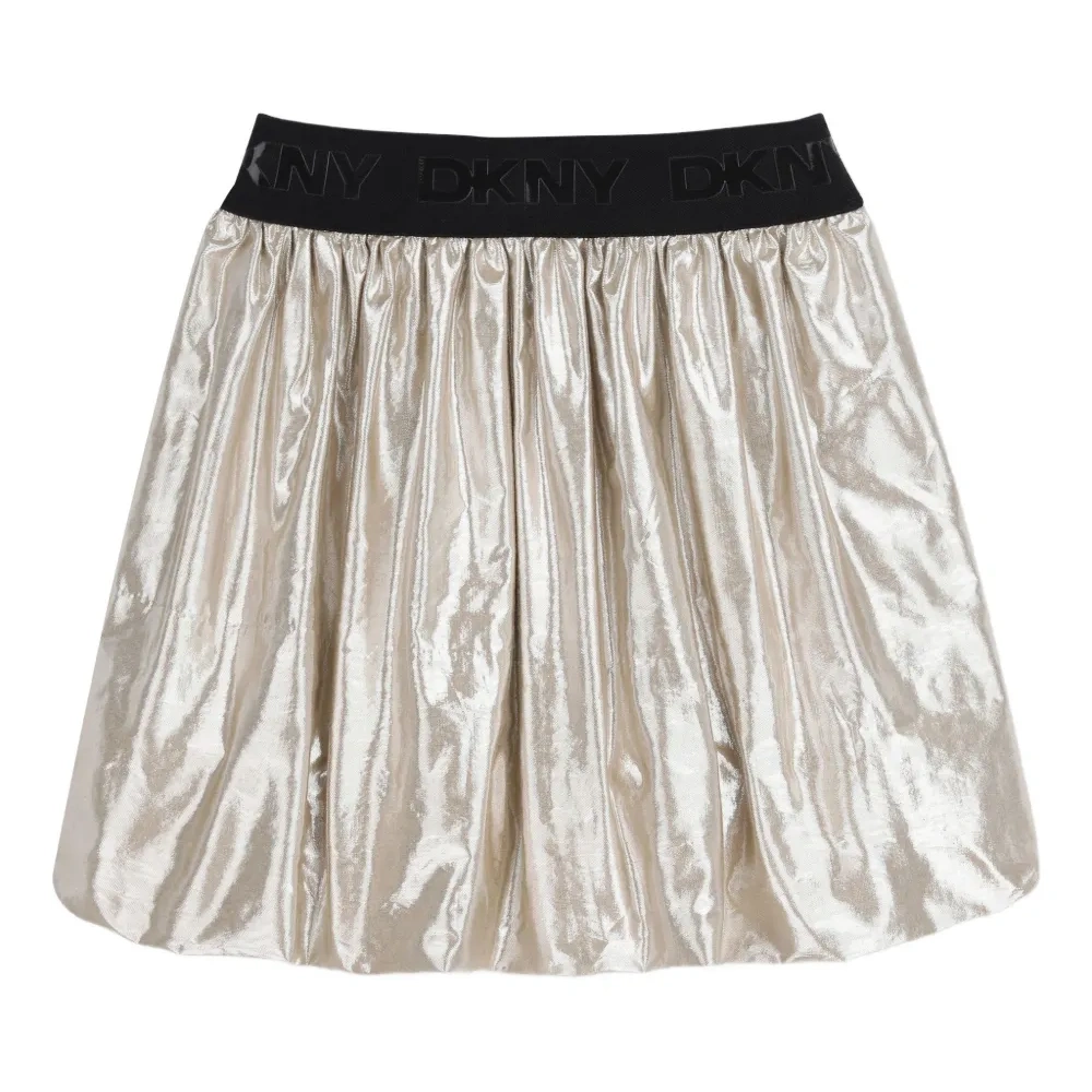 Юбка с логотипом на поясе