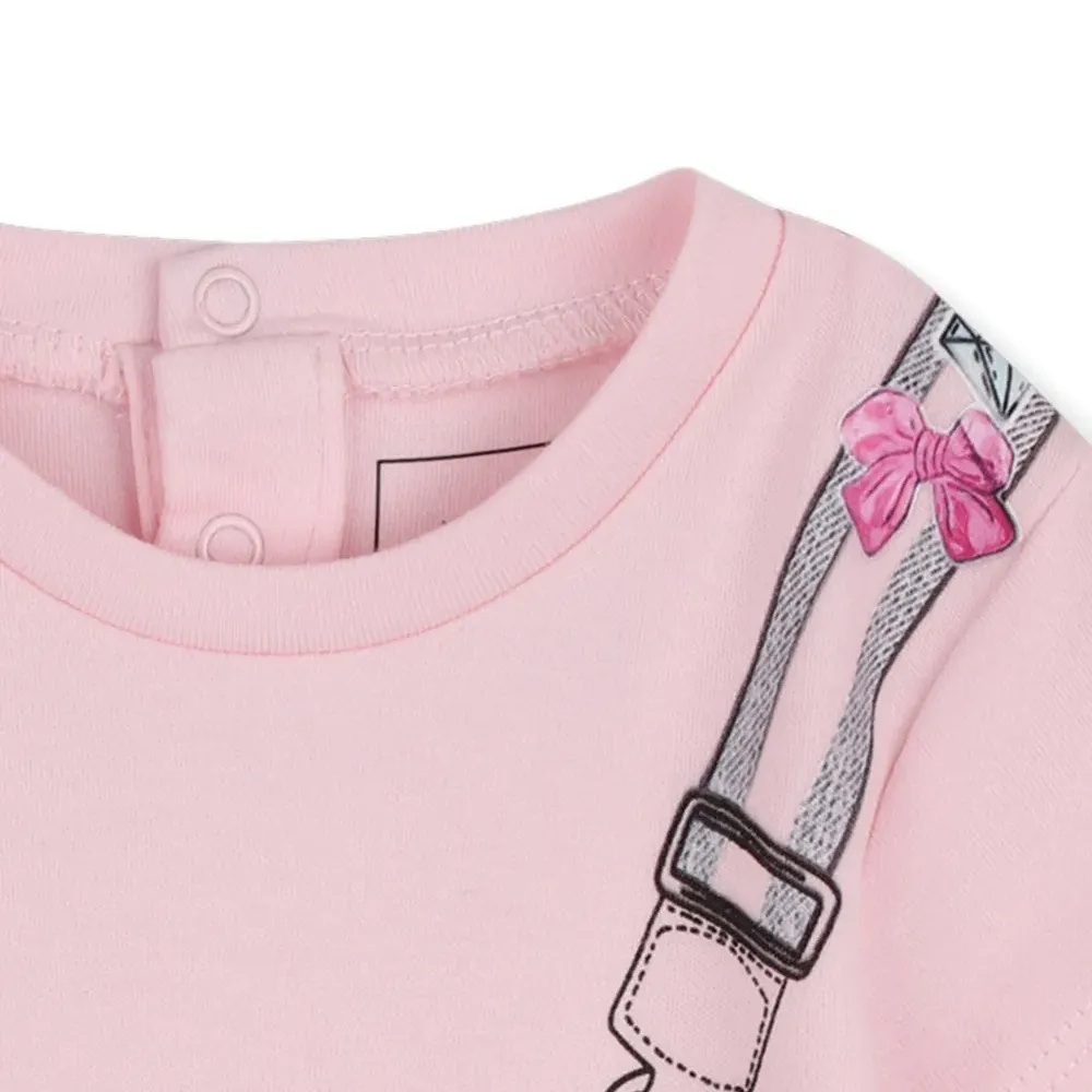 Ромпер с короткими рукавами и принтом Ромпер с короткими рукавами и принтом