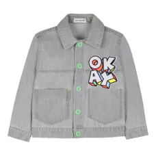 Джинсовая куртка с аппликацией