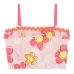 Топ с оборками и цветочным принтом