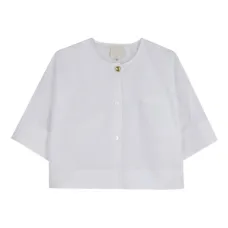 Рубашка с короткими рукавами на пуговицах