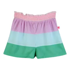 Полосатые шорты со сборками