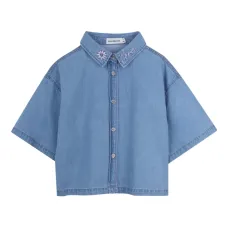 Рубашка с вышитым воротником Рубашка с вышитым воротником