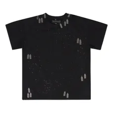 Футболка с короткими рукавами и деталями в виде фурнитуры Футболка с короткими рукавами и деталями в виде фурнитуры