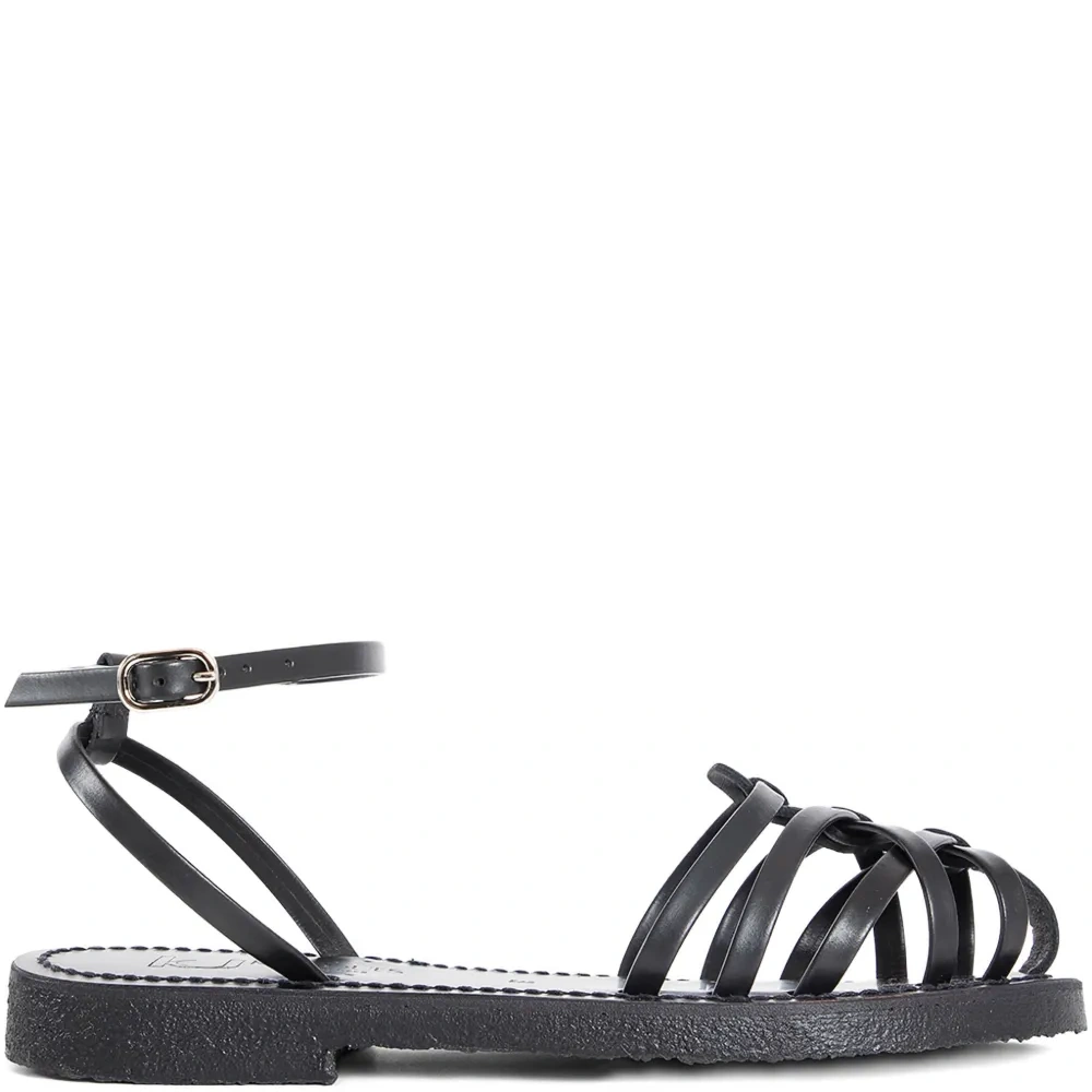 Плетёные босоножки Cyrenia с ремешком на щиколотке