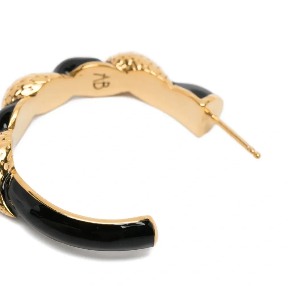 Серьги-кольца Tempta с текстурой