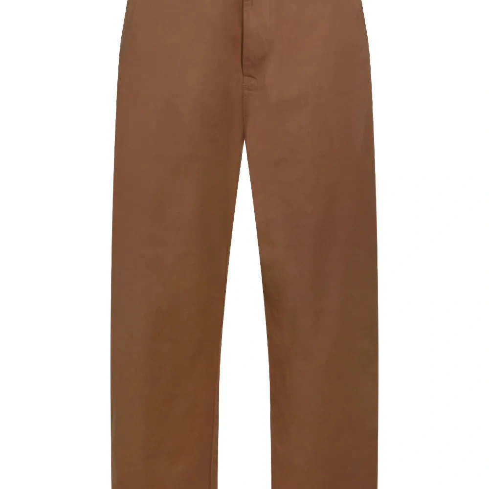 Брюки с застёжкой на пуговицы и нашивкой с логотипом