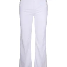 Джинсы с отделкой пуговицами