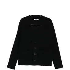 Кардиган с накладным карманом на пуговицах