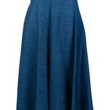 Миди-юбка с эластичным поясом Миди-юбка с эластичным поясом