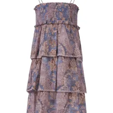 Платье с ярусными оборками