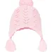 Шапка-бини с помпоном и кисточками