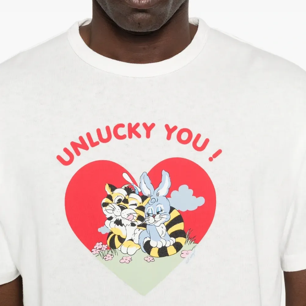 Футболка с принтом в виде сердца