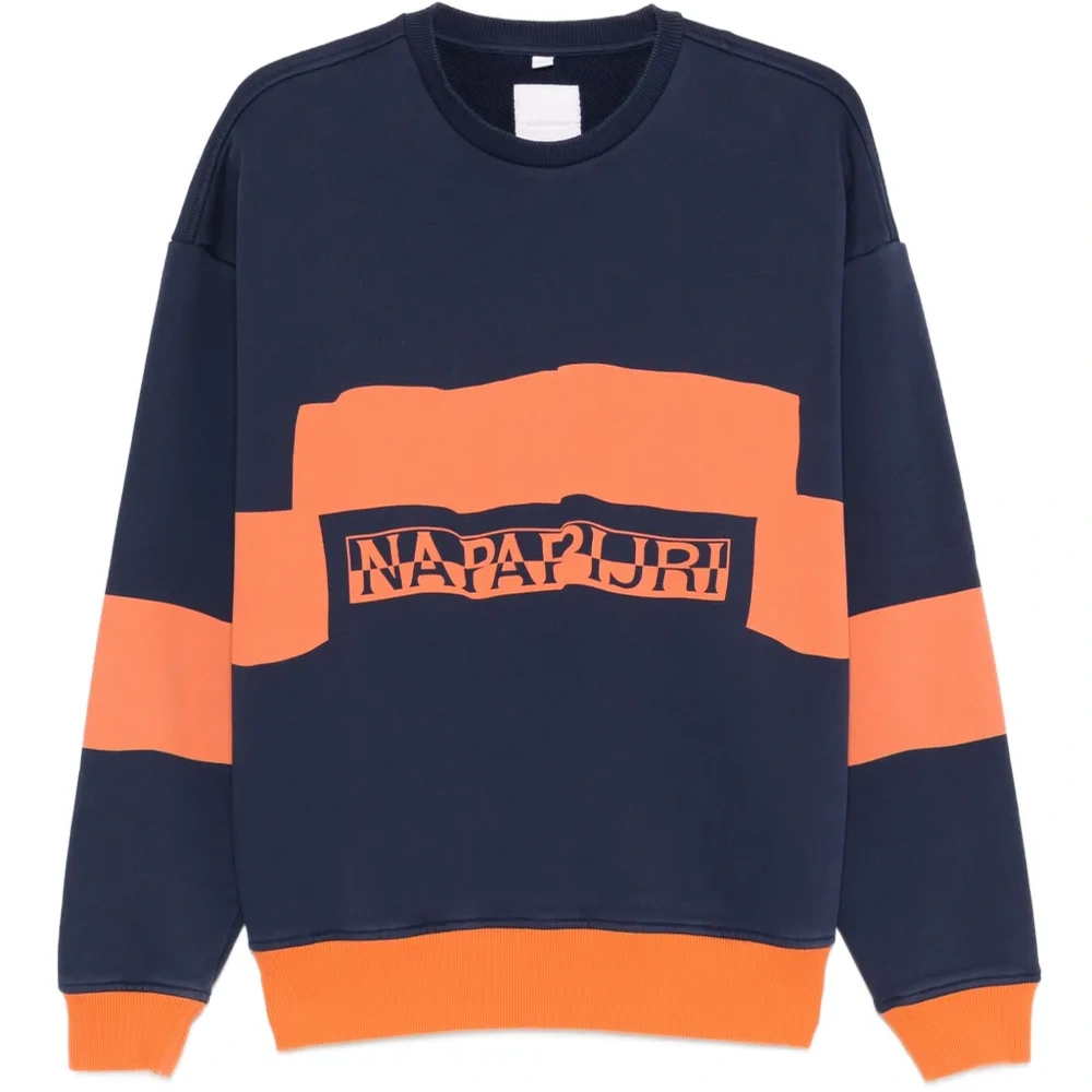 Свитшот в полоску с логотипом