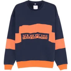 Свитшот в полоску с логотипом