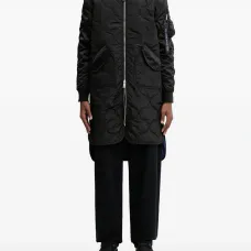 Пальто с простёганным узором