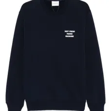 Свитшот с принтом-слоганом