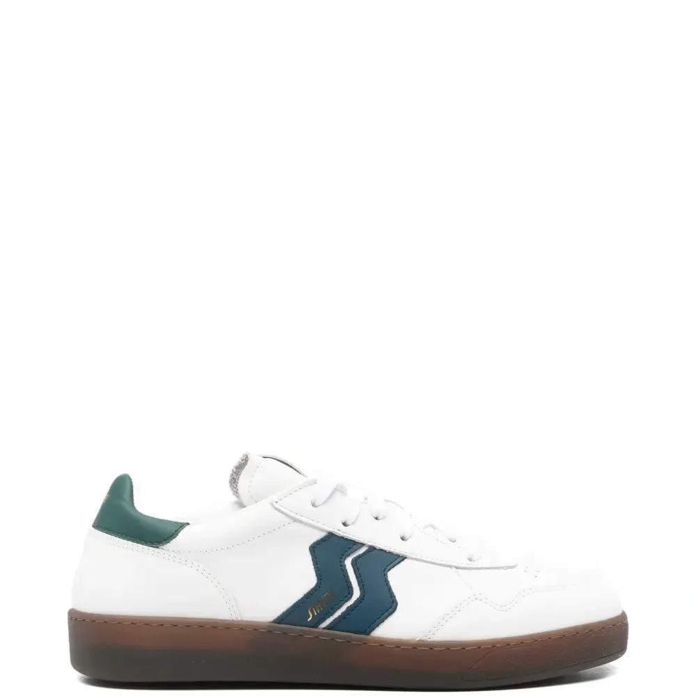 Кроссовки с полосатыми деталями