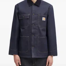 Куртка с застёжкой на пуговицы и вельветовым воротником