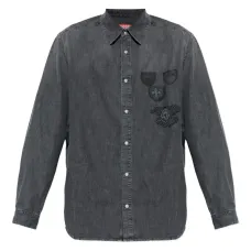 Рубашка D-Simply-S15 с вышивкой