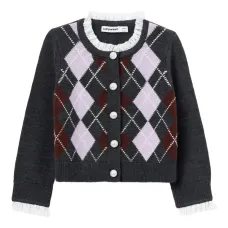 Кардиган с узором аргyle