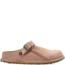 Замшевые мюли с пряжкой