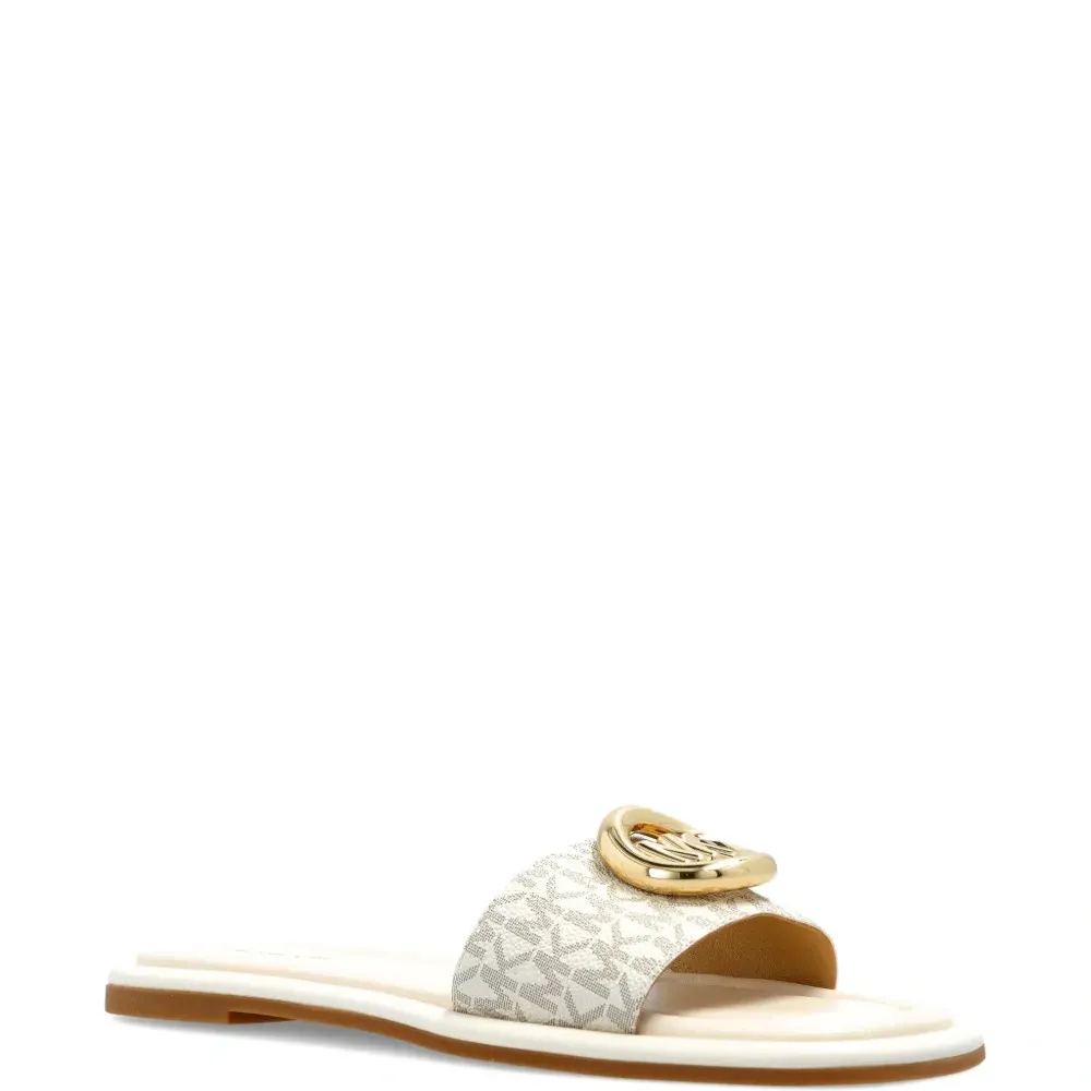 Сандалии с фурнитурой и логотипом