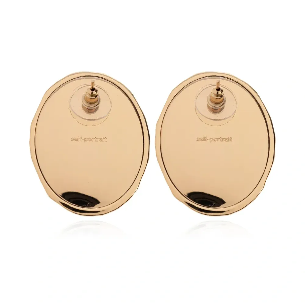 Серьги с каменной инкрустацией