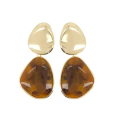 Серьги с тигровым глазом