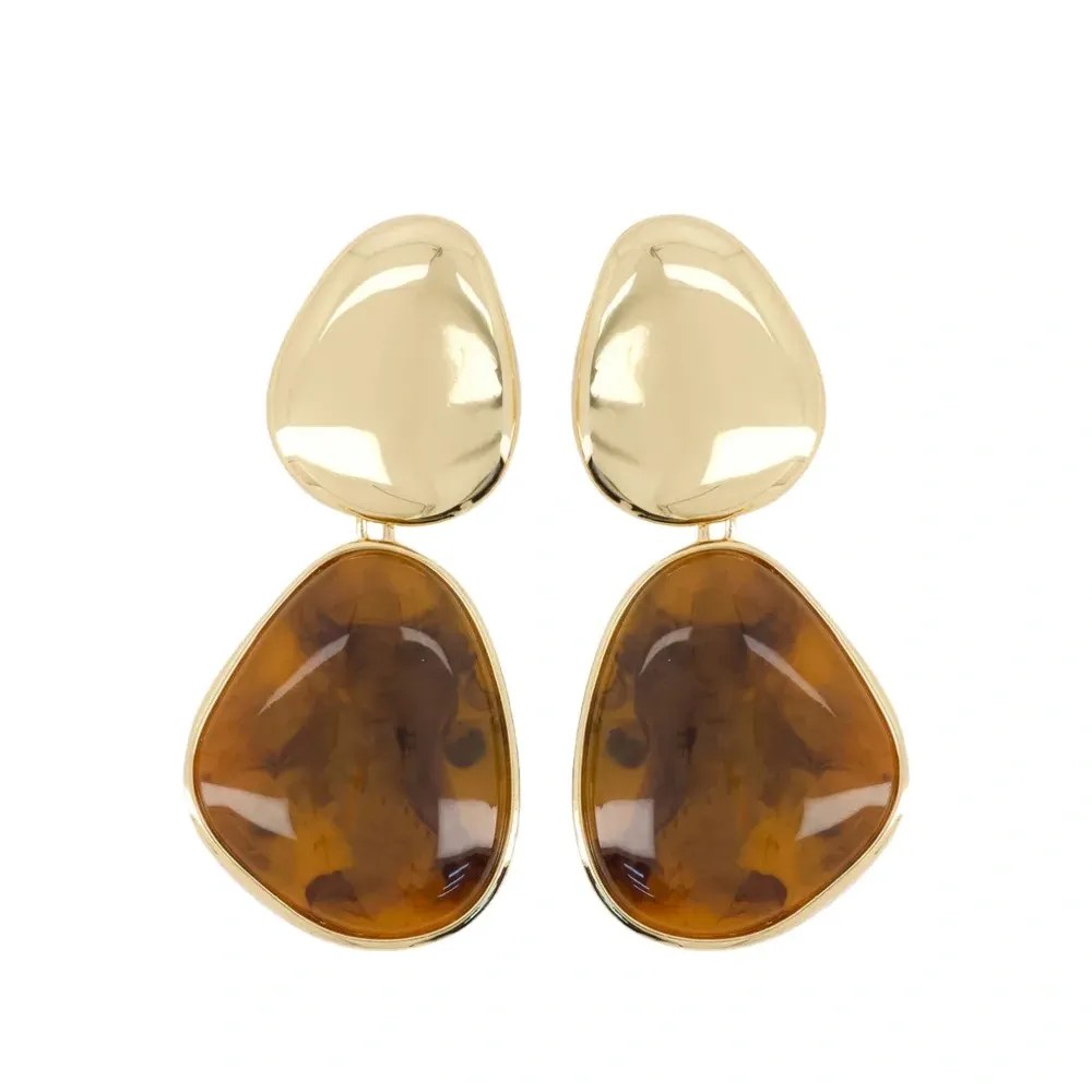 Серьги с тигровым глазом