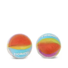 Серьги круглой формы с мраморным узором