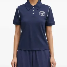 Футболка-поло с короткими рукавами и логотипом Hotel Eden Roc