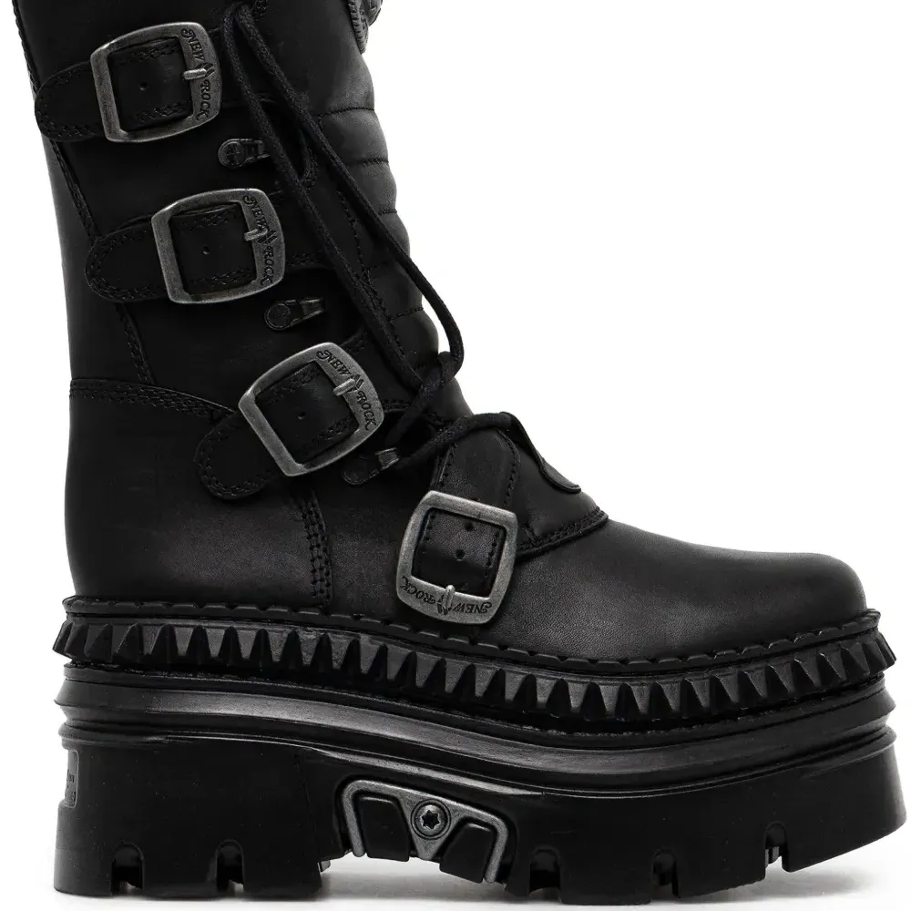 Ботинки на платформе с пряжками