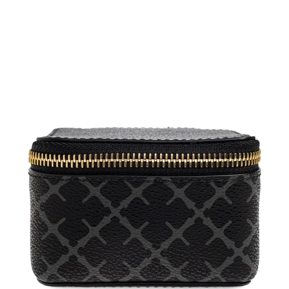 Шкатулка для украшений с геометрическим принтом на молнии