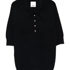 Пуловер с бантом и пуговицами Пуловер с бантом и пуговицами