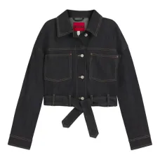 Джинсовая куртка с швами