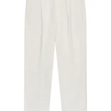 Брюки из хлопка со складками