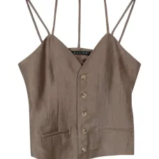 Жилет асимметричного кроя