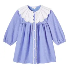 Платье Hyacinte с волнистым воротником Платье Hyacinte с волнистым воротником