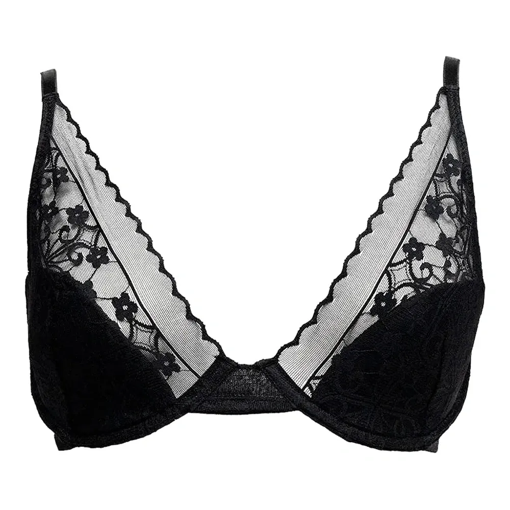 Кружевной бюстгальтер на косточках