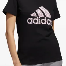 Футболка с логотипом и леопардовым принтом