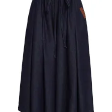 Хлопковая юбка на завязке