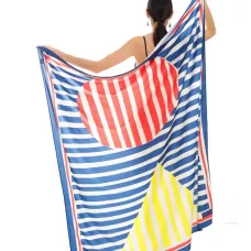 Полосатый геометрический шарф Полосатый геометрический шарф