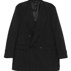 Двубортный блейзер в полоску Nicos