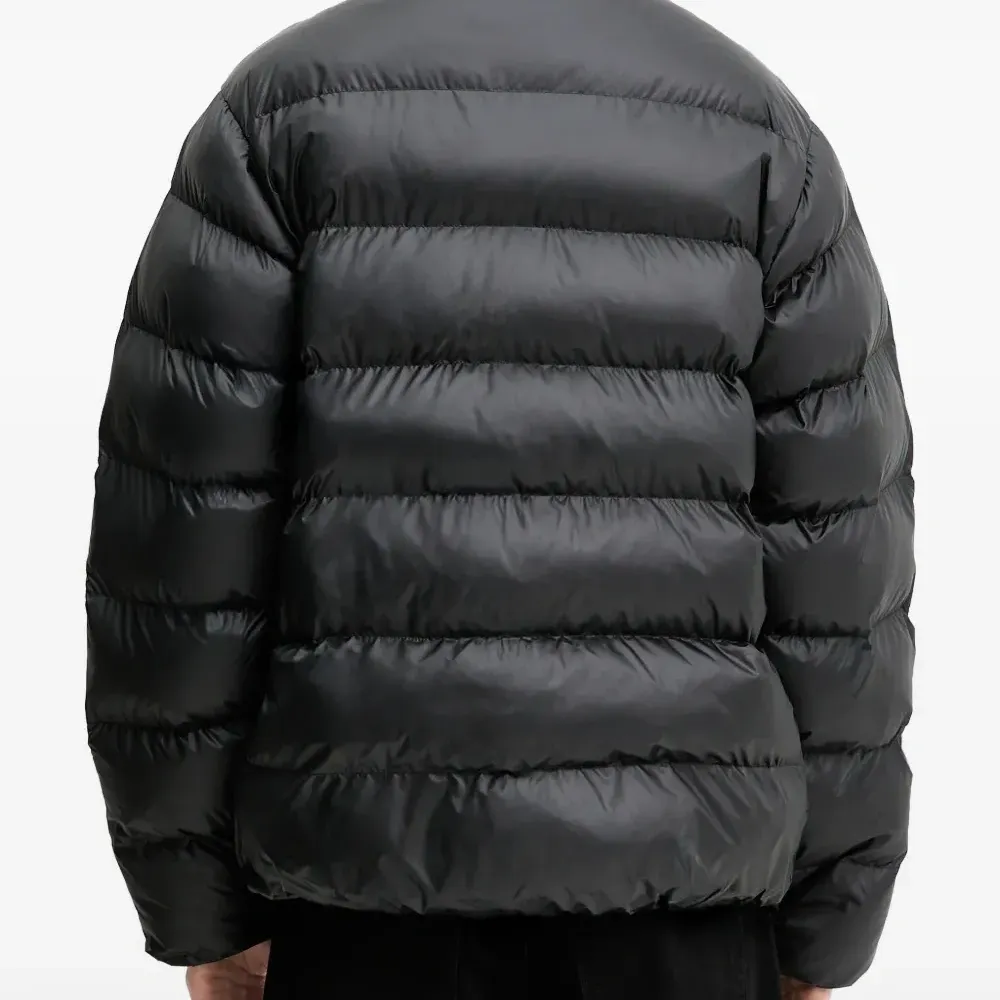 Стёганая куртка с принтом-логотипом