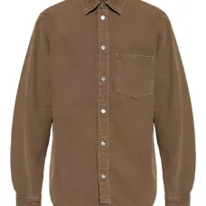 Рубашка с накладными карманами