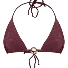 Бикини-топ с треугольными чашечками и кольцом Бикини-топ с треугольными чашечками и кольцом