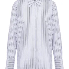 Рубашка в полоску на пуговицах