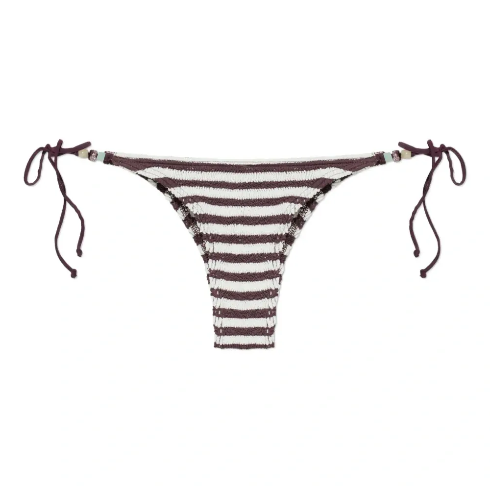 Бикини-плавки с бусинами на завязках Бикини-плавки с бусинами на завязках