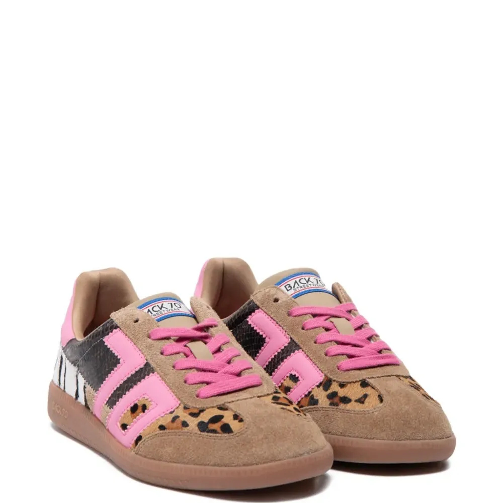 Кроссовки с леопардовым и зебровым принтом